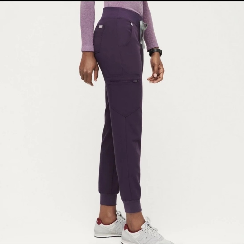 Purple shadow Zamora joggers. Lg.